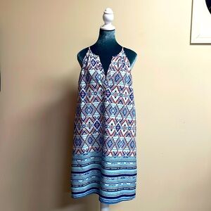 Skies are Blue Red, White, and Blue Sundress Size Medium